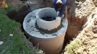 Септик за один день. Водопровод. Красноярский завод ЖБИ