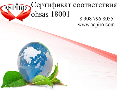 Получить сертификат ohsas 18001