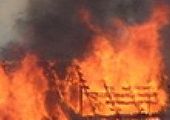 В Красноярске ликвидирован крупный пожар на складе