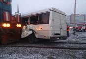 В Красноярском крае в аварии на ЖД-переезде пострадал человек