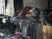 В пожаре на рынке сгорел товар на миллионы рублей