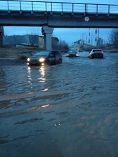 Ночные погодные условия вызвали неприятные последствия в Красноярске